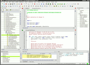 Eric 4 Python IDE Screenshot