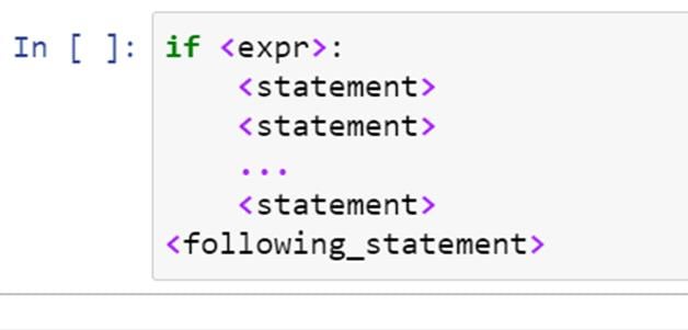 syntax of programming statements