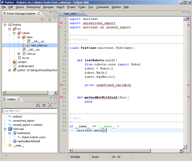Eclipse with PyDev