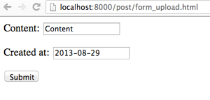Django Form Screenshot 2