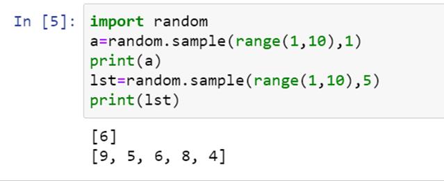 random number generator algorithm example