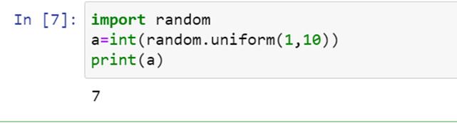 random.uniform function 3