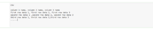 what is a csv file