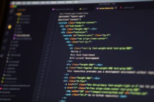 Codes seen on the computer screen