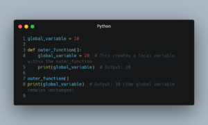 python global variable