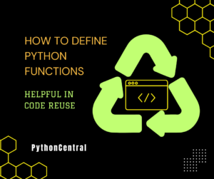 python define functions tutorial